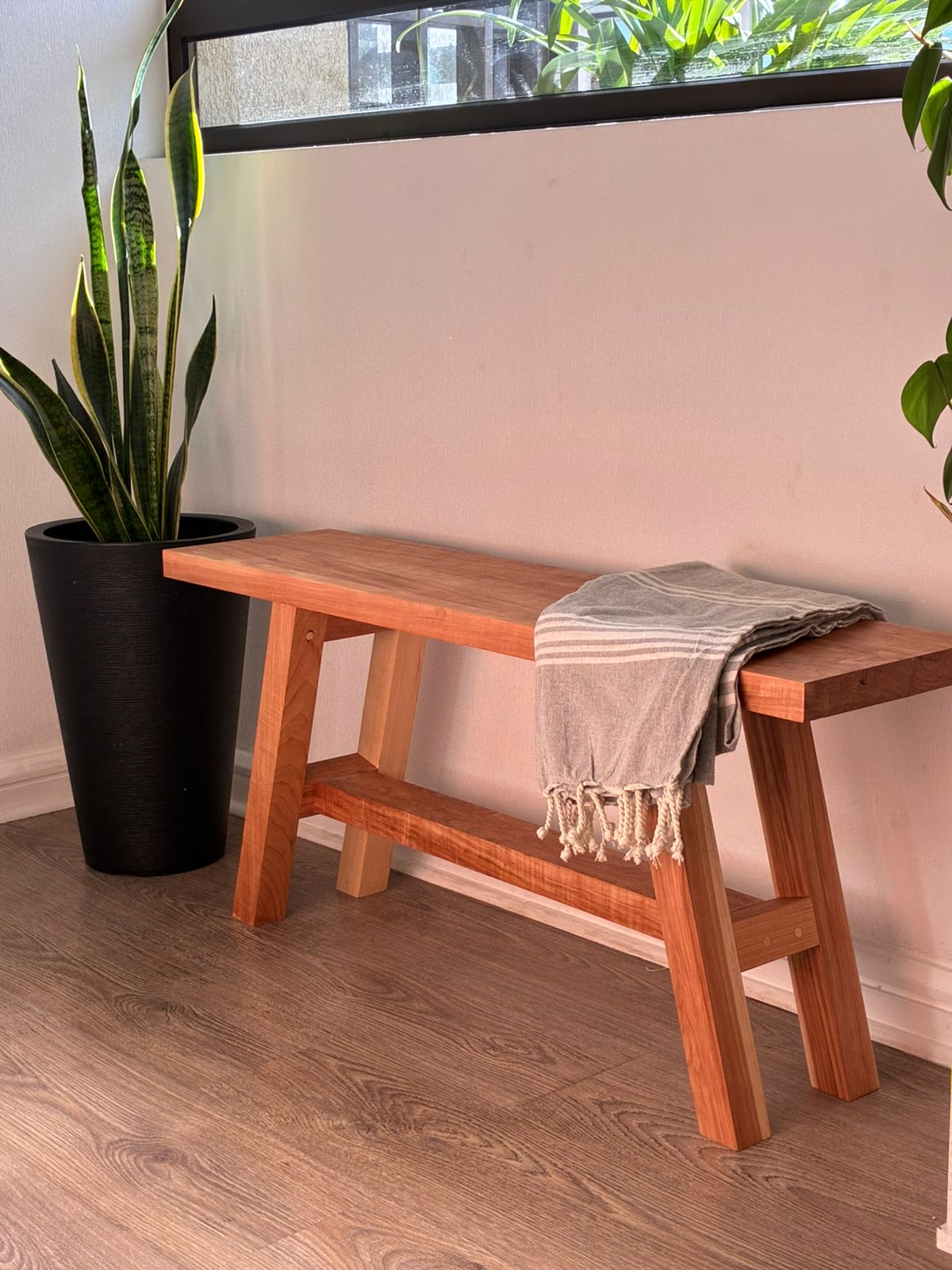 Banqueta madera lenga - agreste diseño